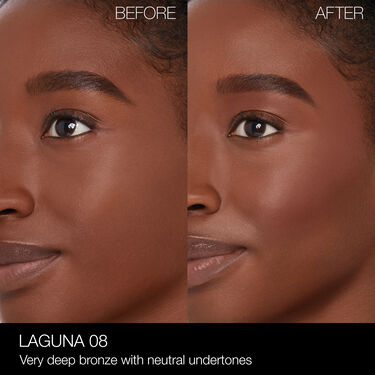 NARS_SP23_LagunaCollection_PDPCrop_OnModel_BeforeAfter_LagunaBronzingPowder_Laguna08, NARS Poudre bronzante