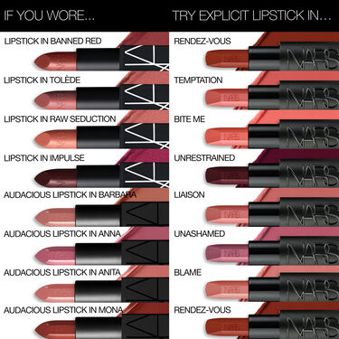 Explicit Lipstick, NARS Rouge &agrave; l&egrave;vres