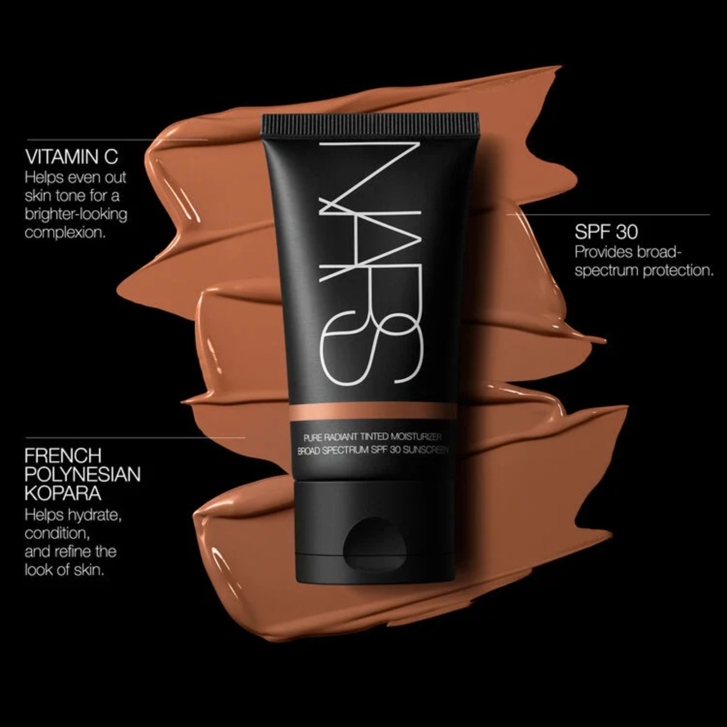 Soin hydratant teinté Pure Radiant SPF 30/PA+++, NARS Fond de teint