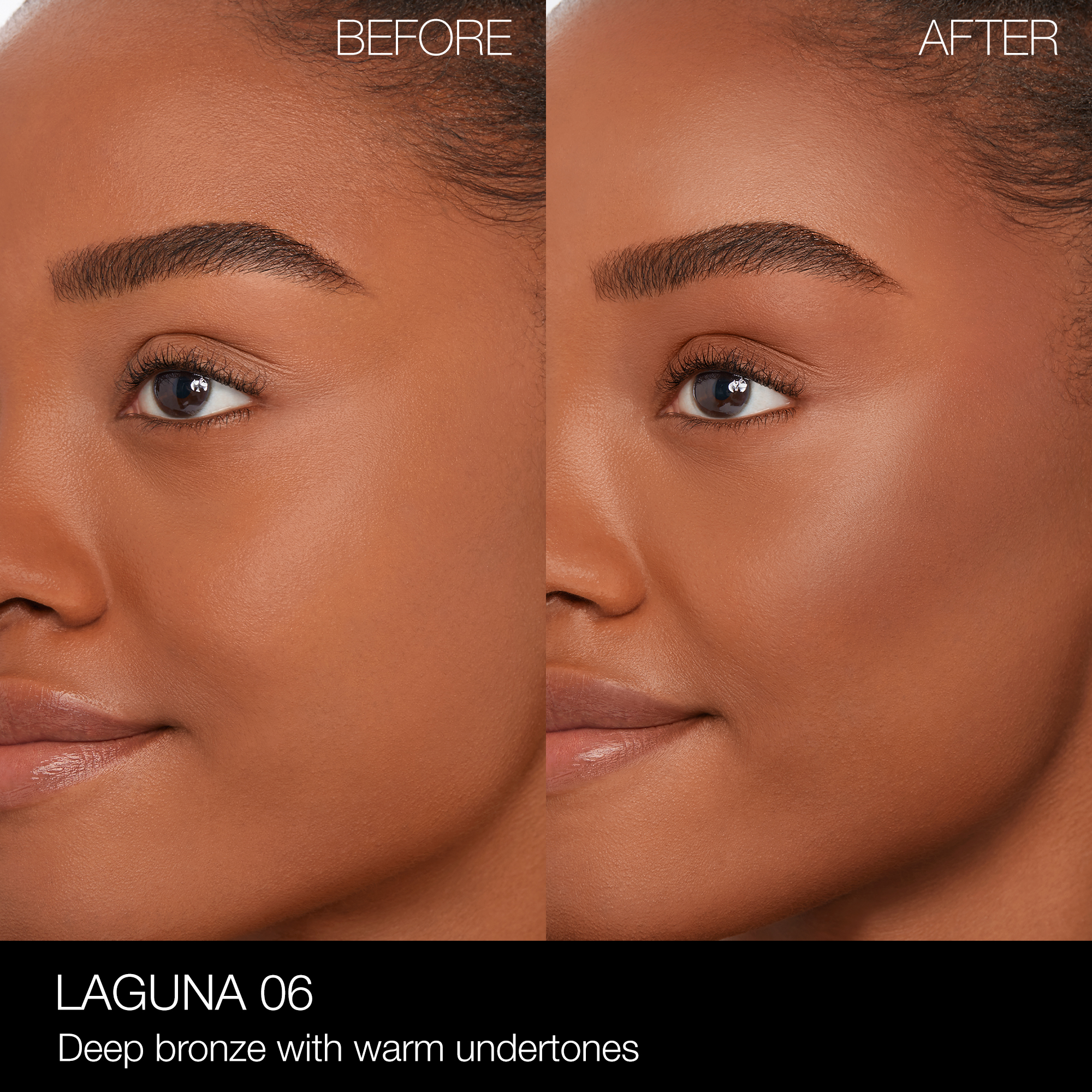NARS_SP23_LagunaCollection_PDPCrop_OnModel_BeforeAfter_LagunaBronzingPowder_Laguna06, Nars Exclusions