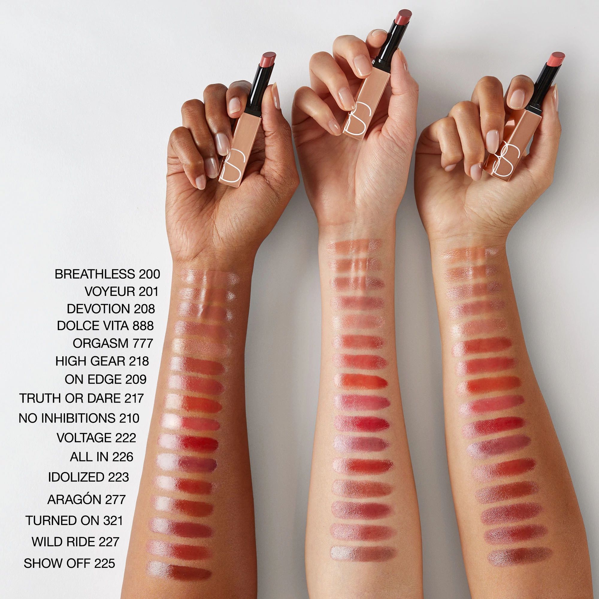 AFTERGLOW SENSUAL SHINE LIPSTICK, Nars Orgasm Collection