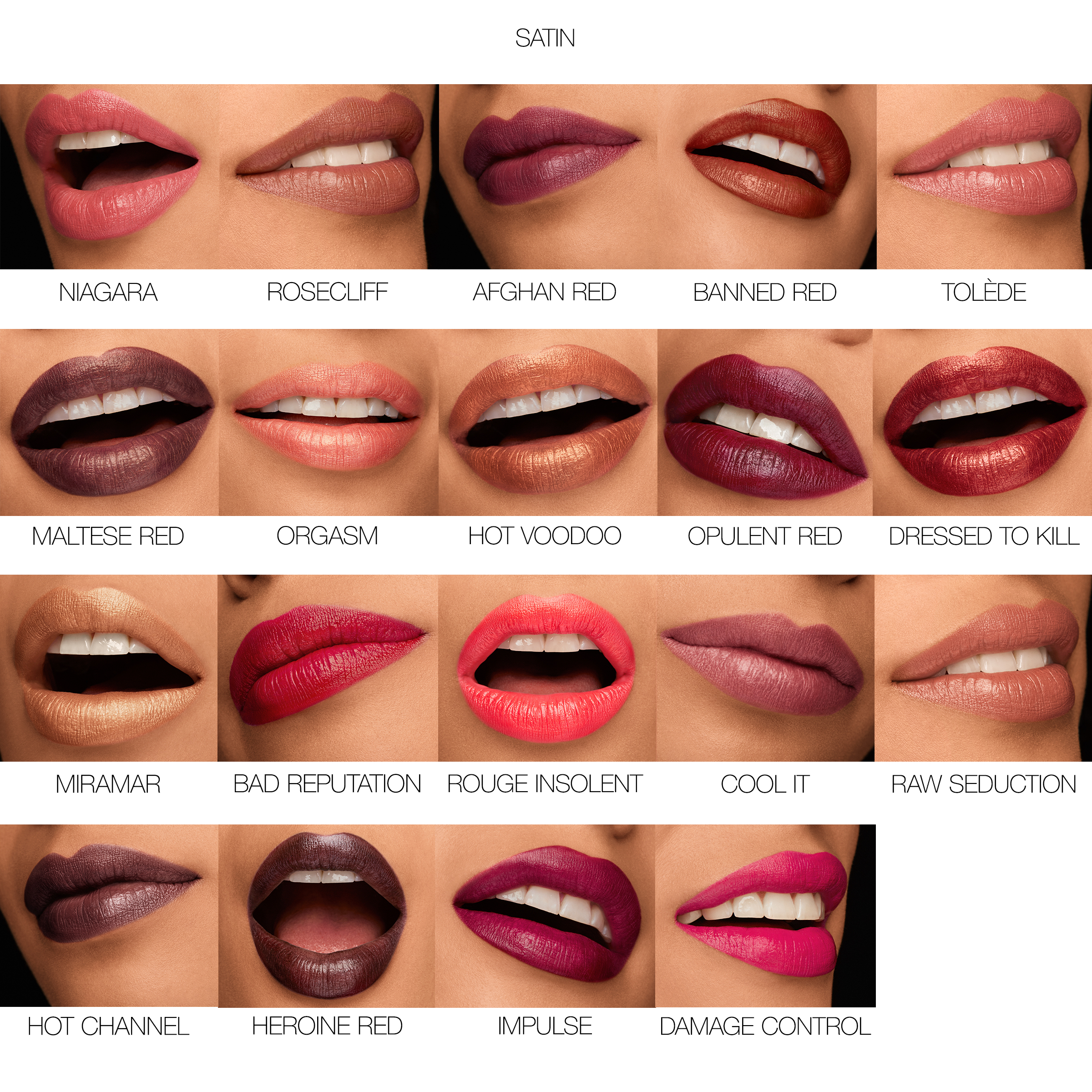 Rouge à lèvres, NARS Soft Matte Collection